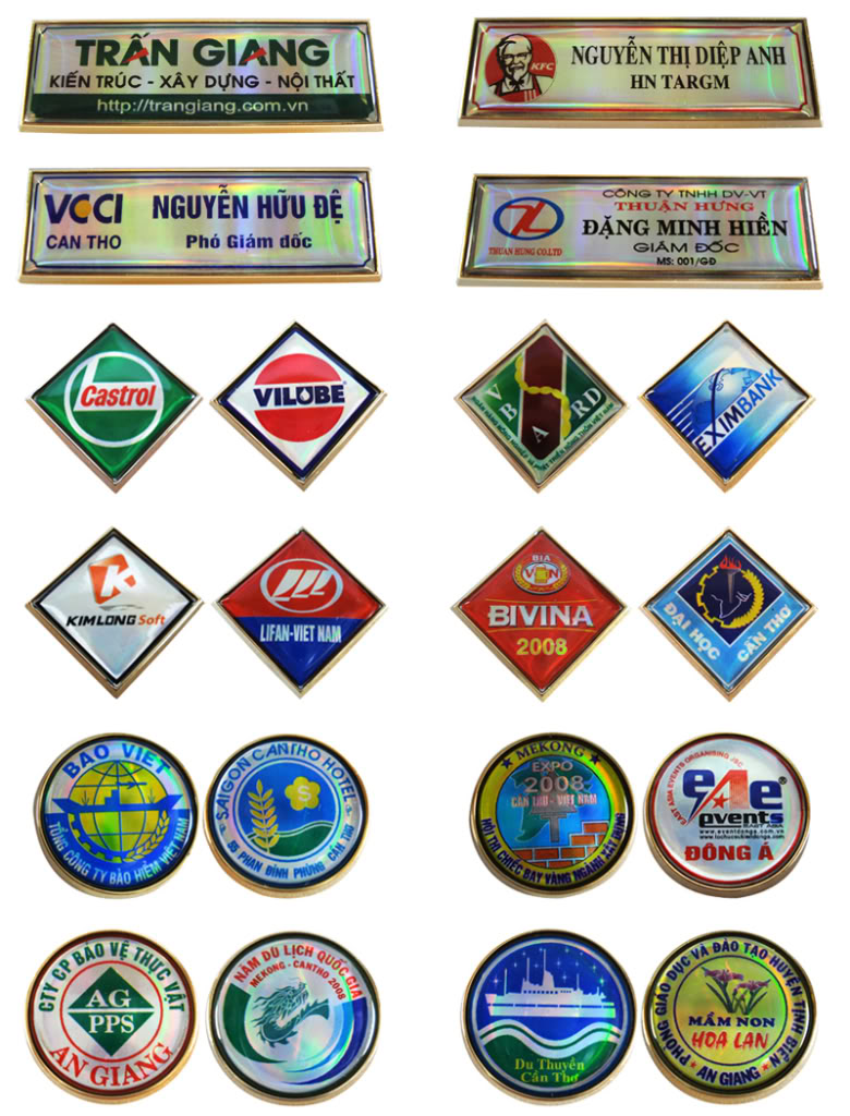 Tem nhãn bằng nhựa